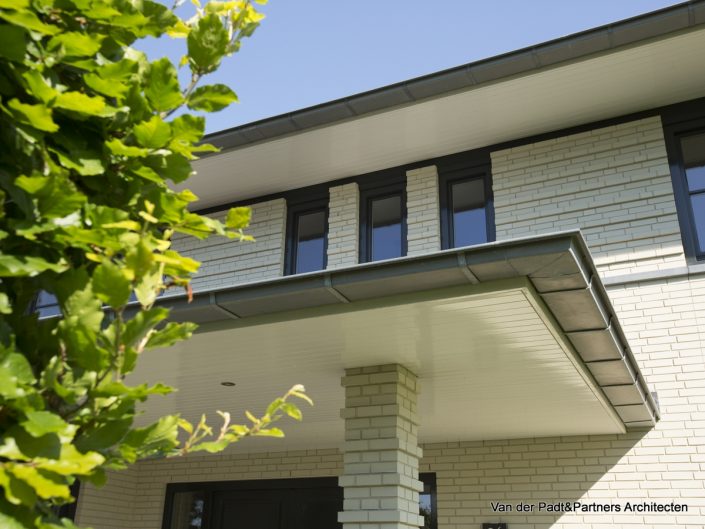Detaillering villa in Amerikaanse Stijl Van der Padt & Partners Architecten
